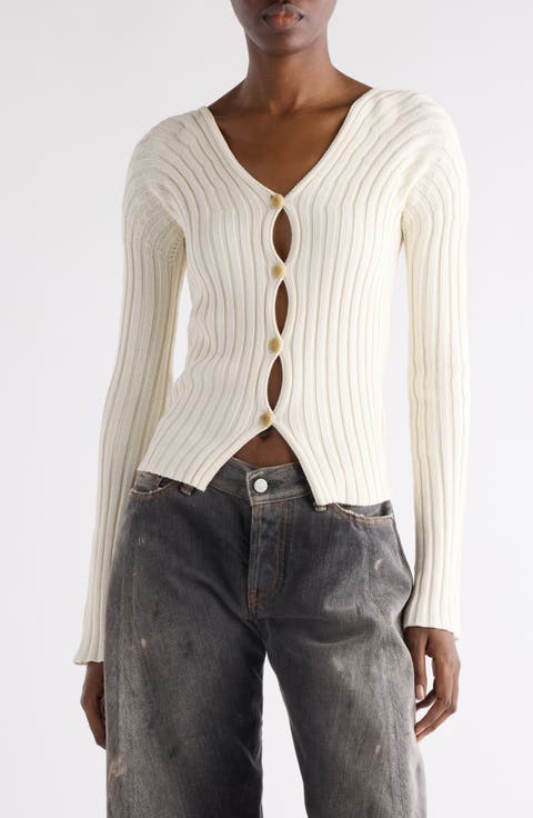 Kluid Cotton Rib Cardigan