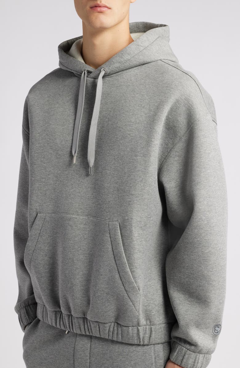 BOSS Stevens Pullover Hoodie, Alternate, color, Silver