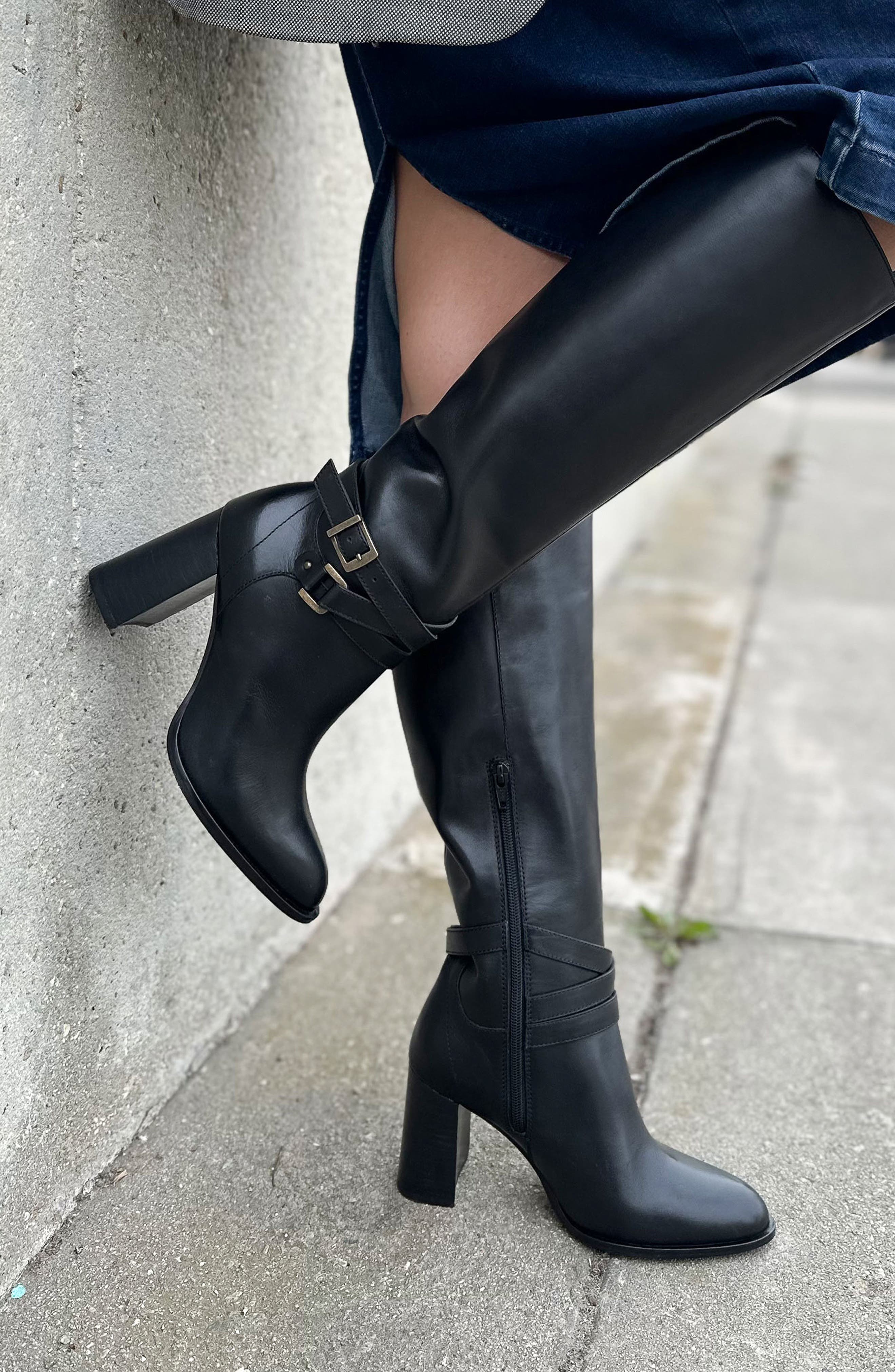 Seychelles Patricia Knee High Boot, Alternate, color, Black