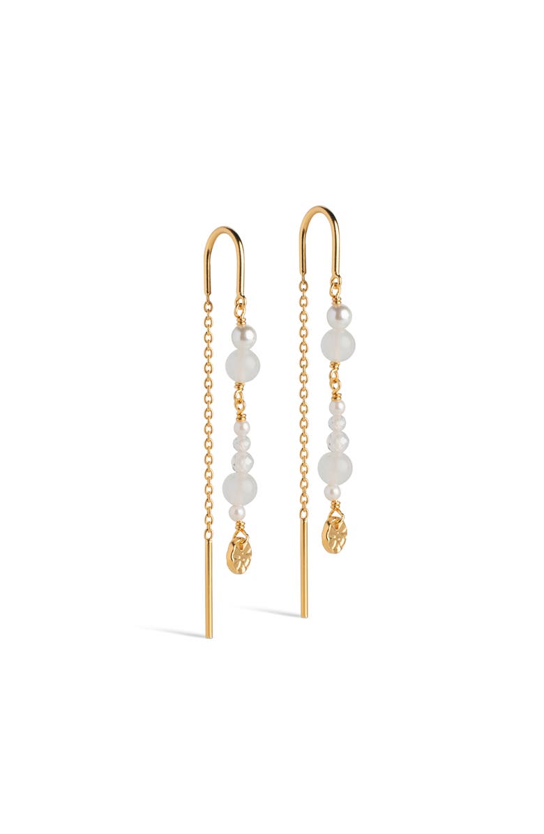 ENAMEL Copenhagen Sofia Earring, Main, color, White And Pearls