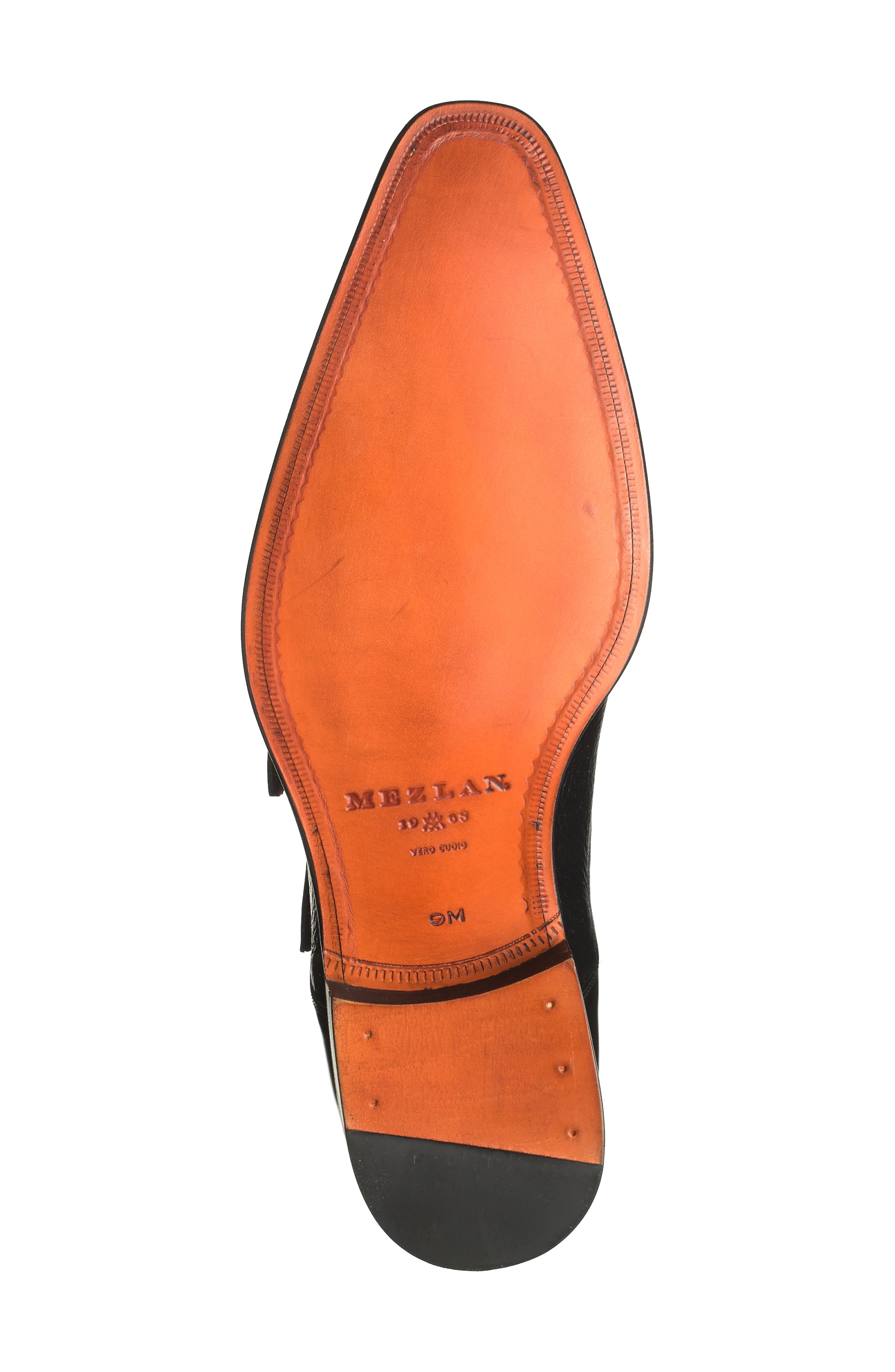 Mezlan Leather Double Monk Strap Shoe, Alternate, color, 