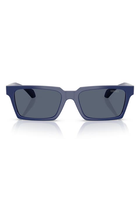 55mm Rectangular Sunglasses