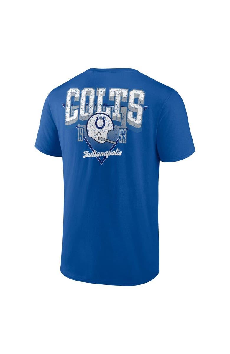 FANATICS Men's Fanatics Royal Indianapolis Colts Never Over T-Shirt, Alternate, color, Royal
