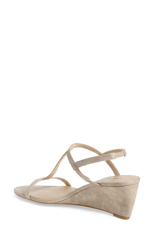 Vaneli Mohan T-strap Wedge Sandal In Tobacco