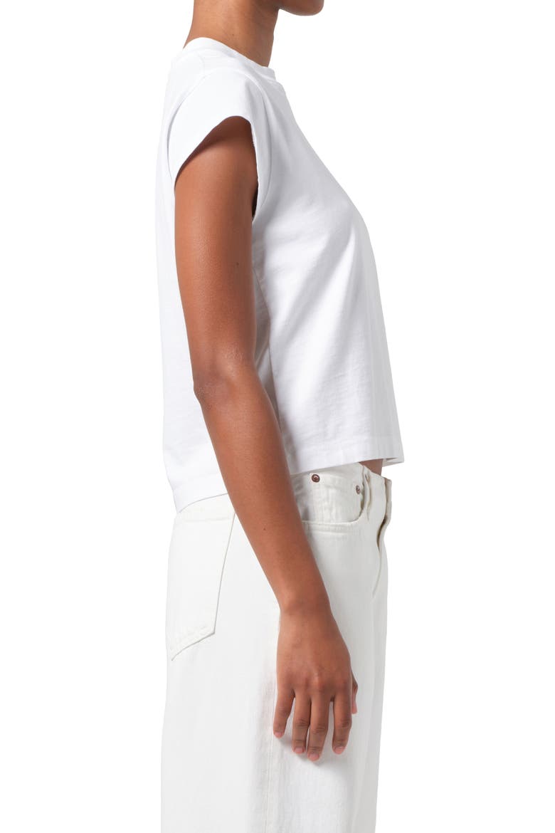 Bryce Cap Sleeve T-Shirt, Alternate, color, WHITE