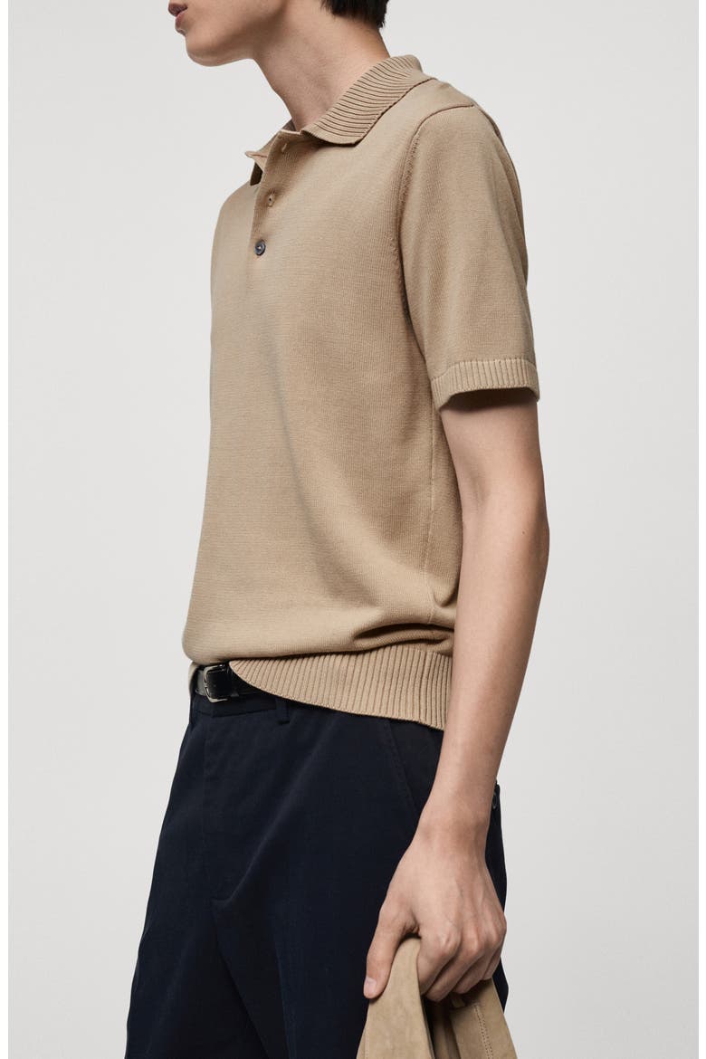 Regular Fit Cotton Polo, Alternate, color, BEIGE