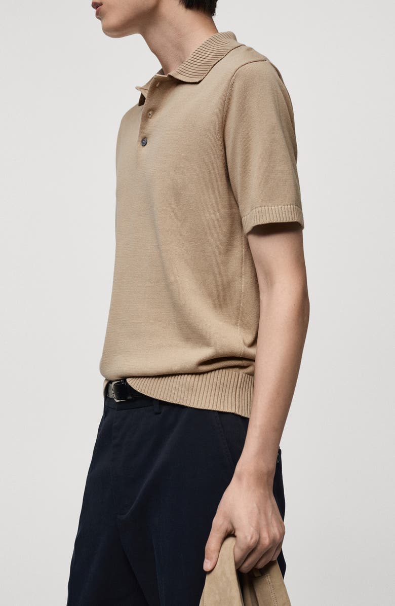 MANGO Regular Fit Cotton Polo, Alternate, color, 