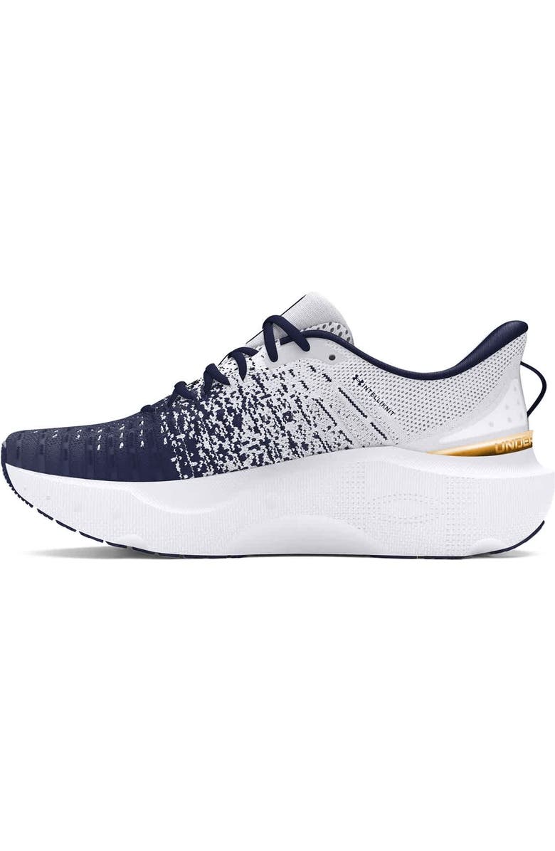 Under Armour Unisex Under Armour White Notre Dame Fighting Irish Infinite Elite Running Shoes, Alternate, color,