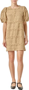 English Factory Smocked Minidress