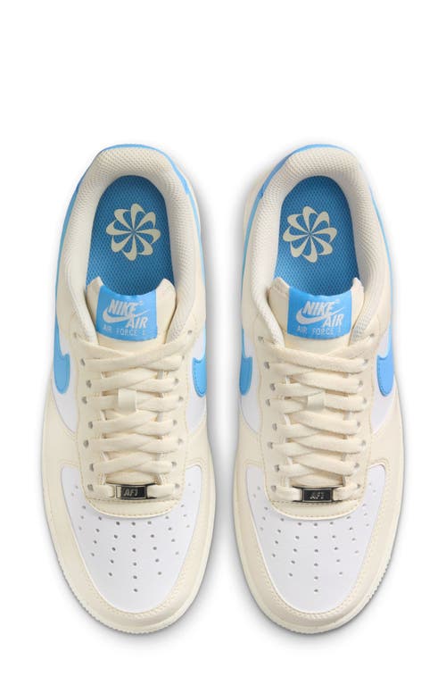 Nike Air Force 1 07 Next Nature Sneaker In Pale Ivory/blue/white
