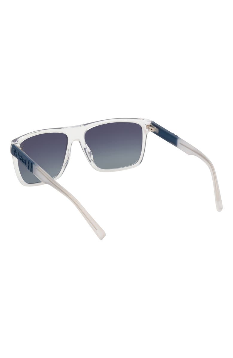 Timberland 59mm Polarized Square Sunglasses, Alternate, color,