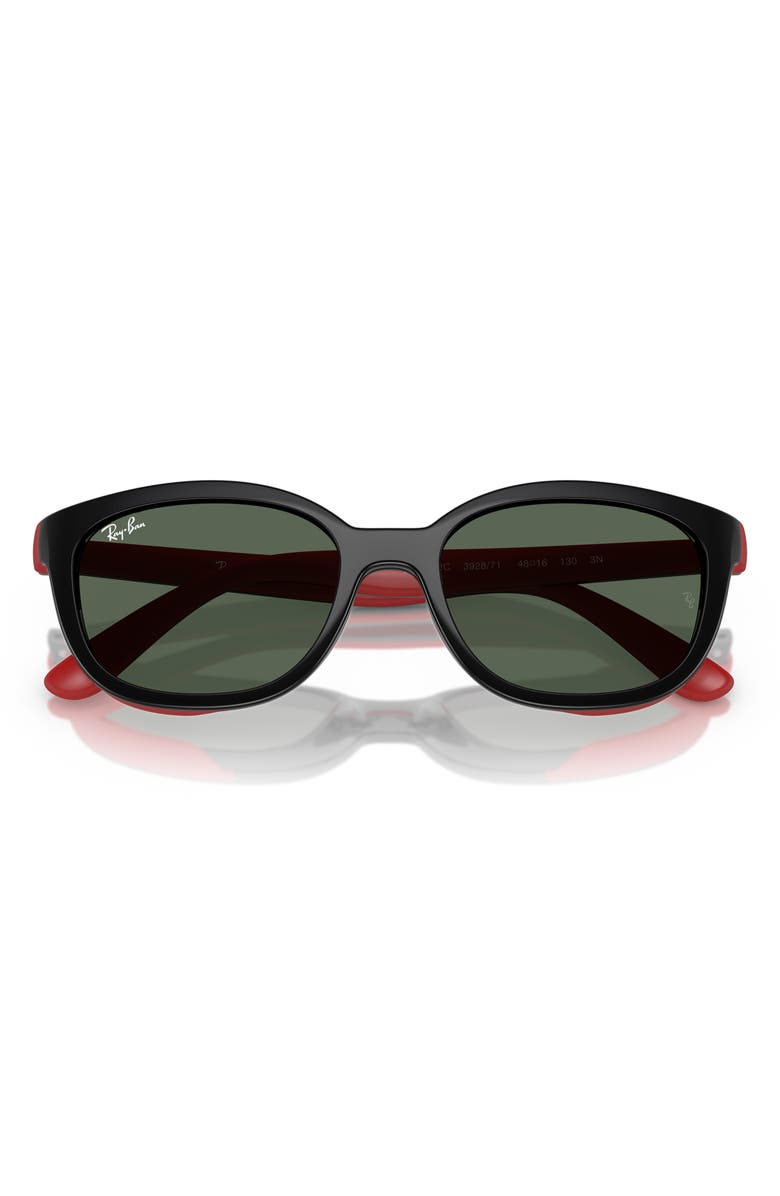 Ray-Ban Kids' 48mm Pillow Optical Glasses & Clip-On Sunglasses, Alternate, color, Dark Green