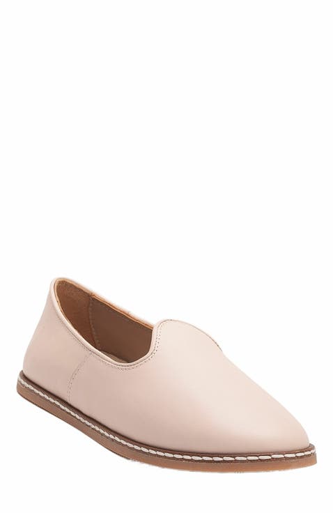 Dalya Leather Slip On Flats (Women)