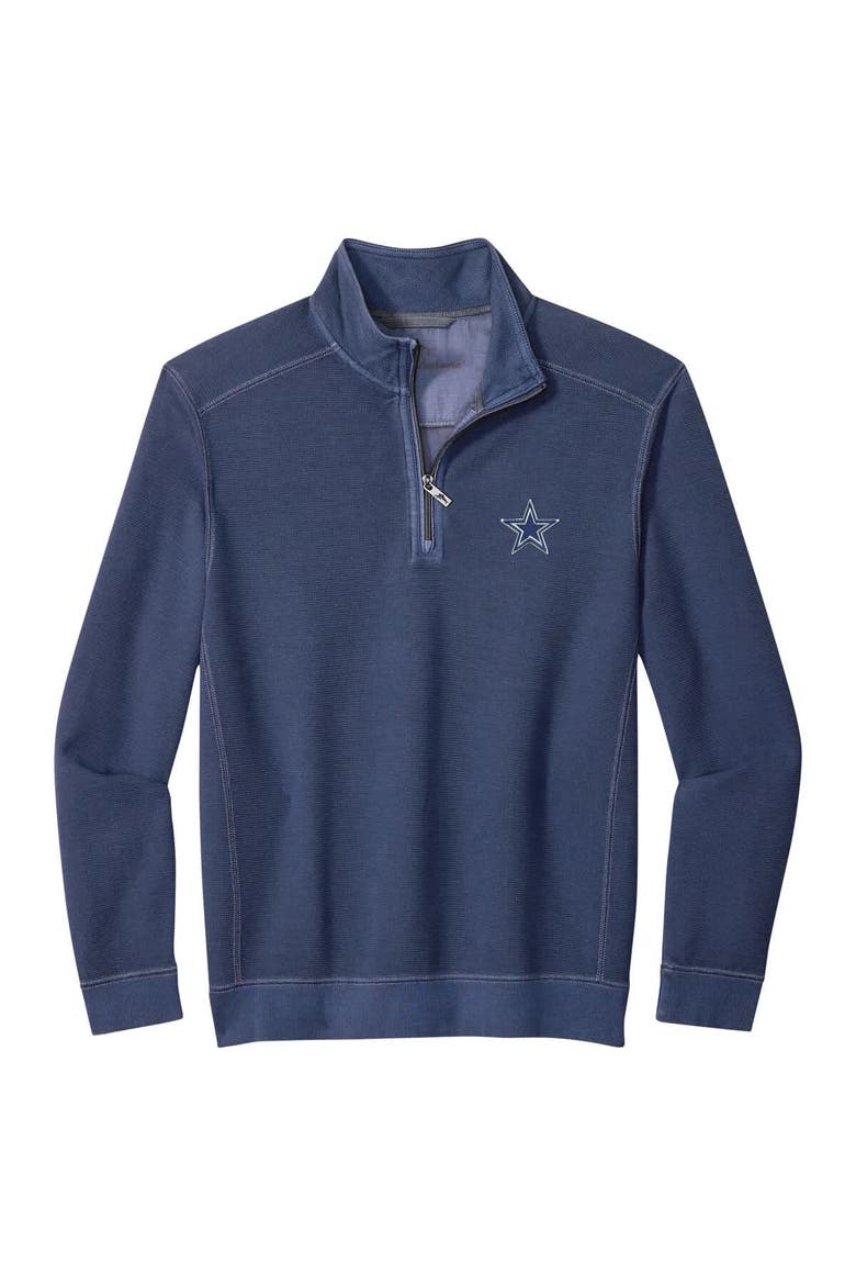 Men's Tommy Bahama  Navy Dallas Cowboys Sport Tobago Half-Zip Pullover, Alternate, color, Navy