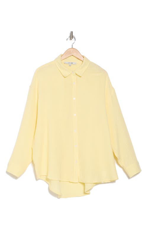 Joe's Gauze Boyfriend Button-up Shirt In Anise Flower