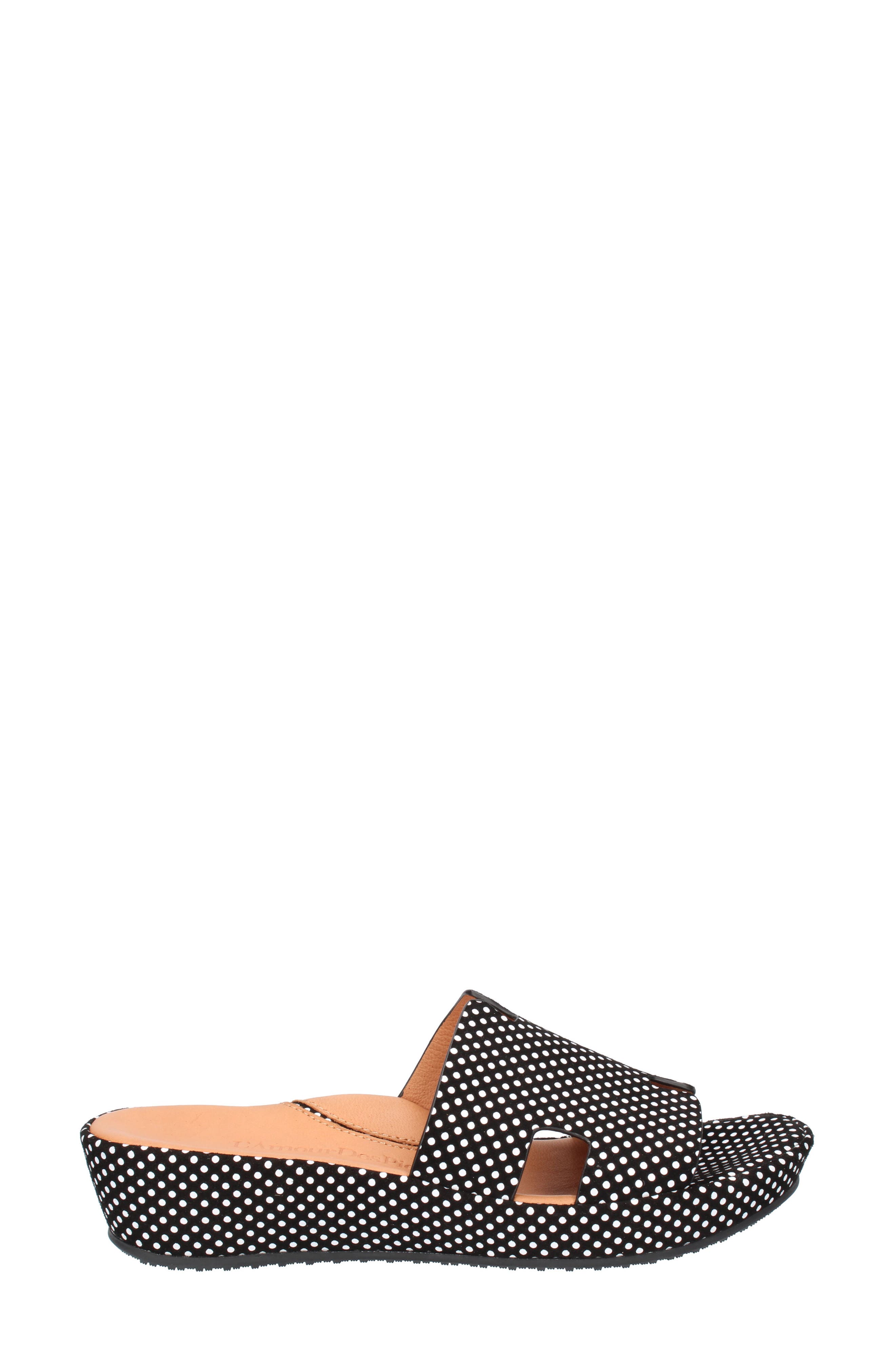 L'Amour des Pieds Catiana Wedge Sandal, Alternate, color, 