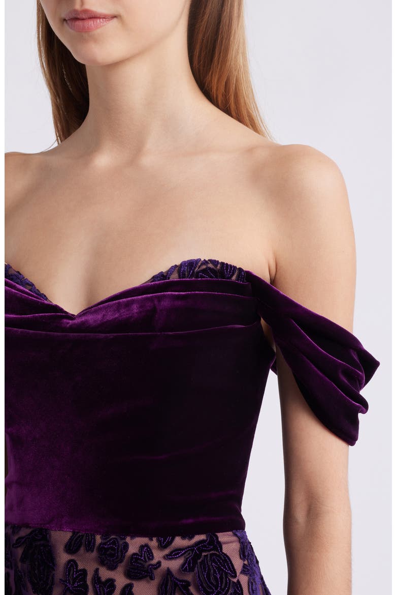 purple velvet cocktail dress Purple Velvet Bridesmaid Dresses