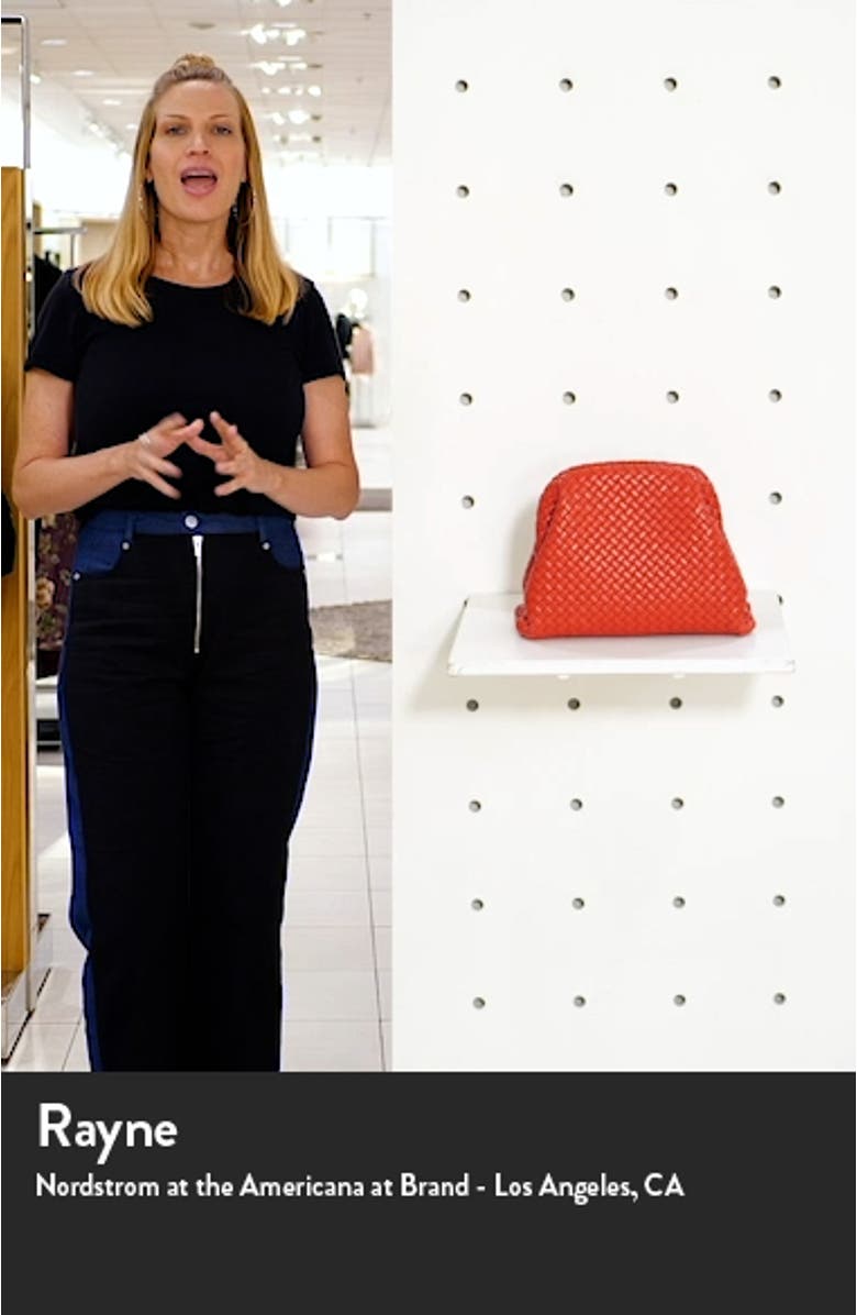 The Pouch Padded Intrecciato Leather Clutch, sales video thumbnail