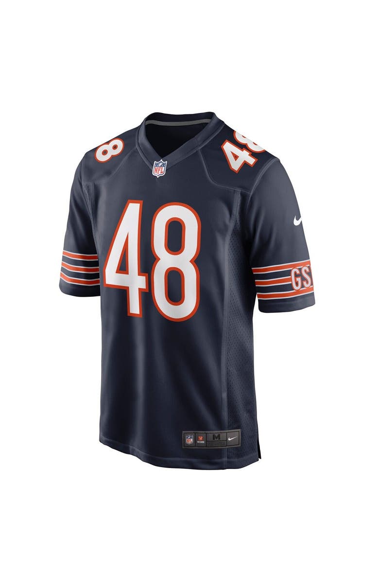 Nike Men's Nike Patrick Scales Navy Chicago Bears Game Jersey, Alternate, color,