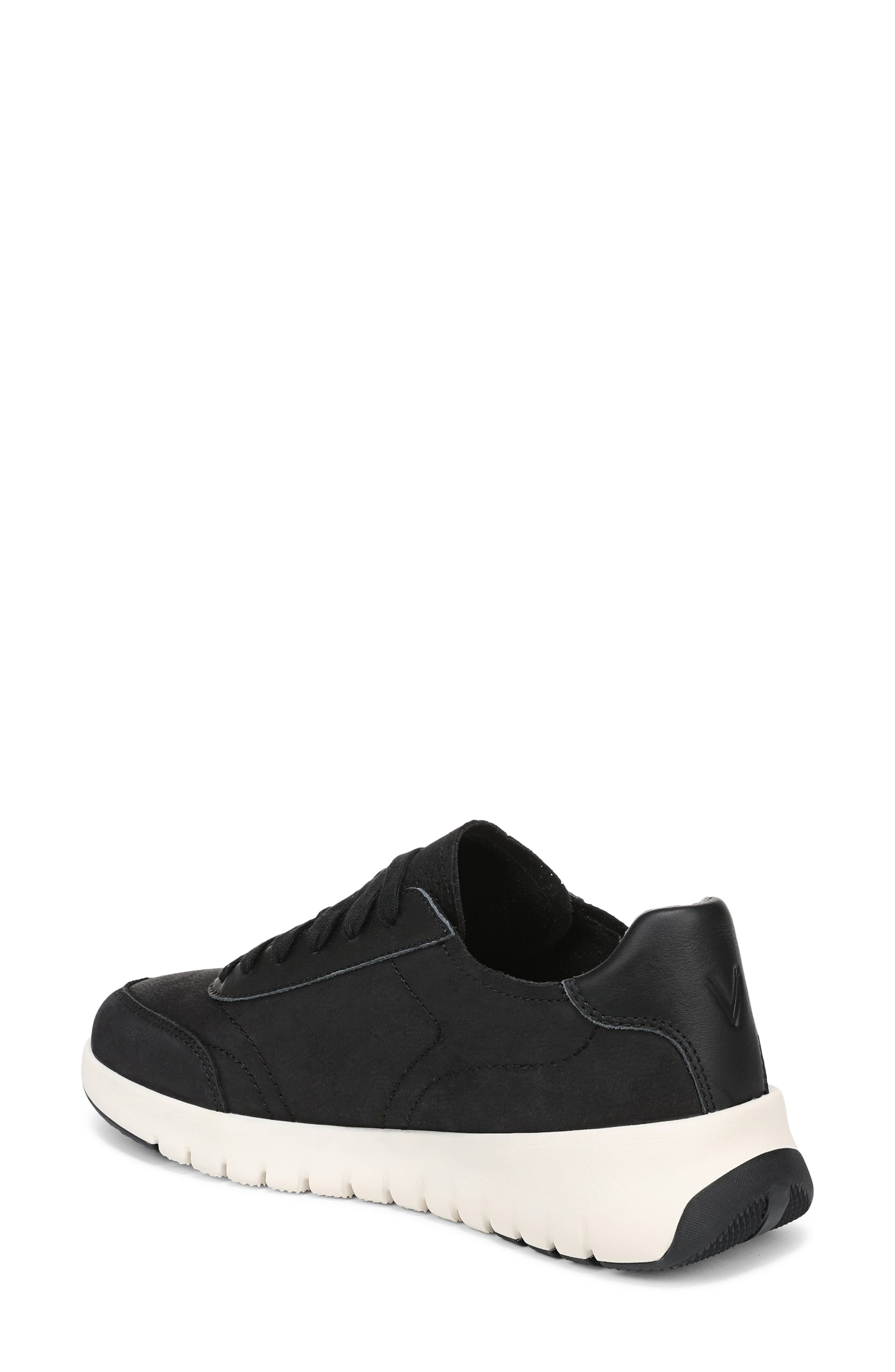 Vionic Uptown Nubuck Sneaker, Alternate, color, Black