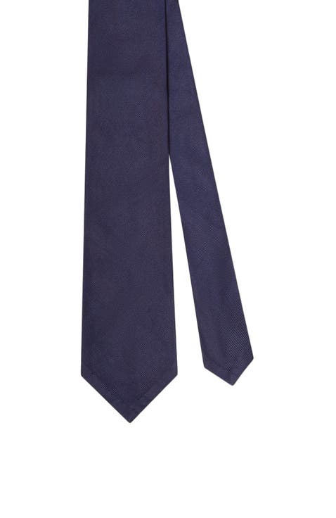 Newman 7 Fold Solid Silk Necktie