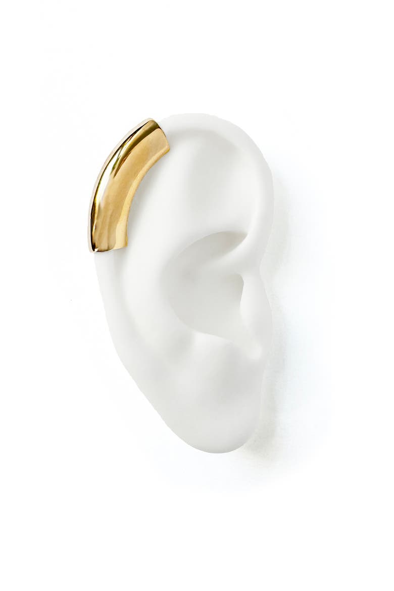 Helix Ear Cuff, Alternate, color, GOLD