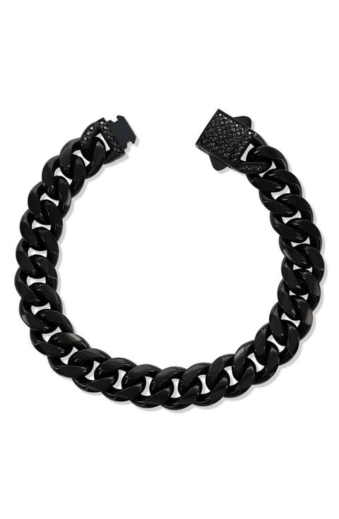 Mens Pavé Miami Cuban Chain Bracelet