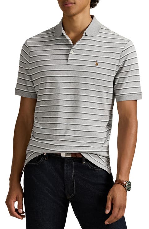 Classic Fit Stripe Cotton Polo
