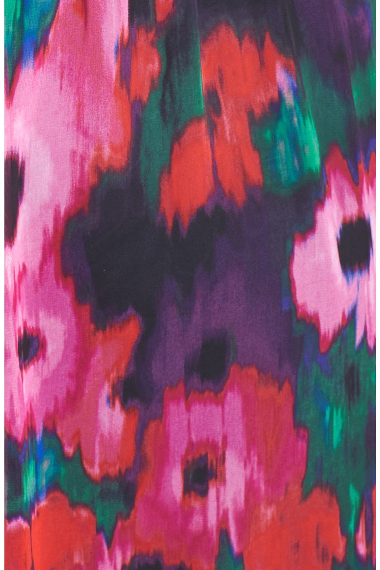 Floral Maxi Dress, Alternate, color, PINK BLACK MULTI