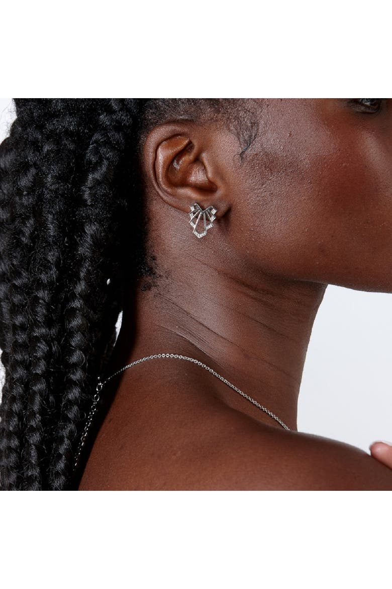 Chrysler Studs, Alternate, color, Sterling Silver