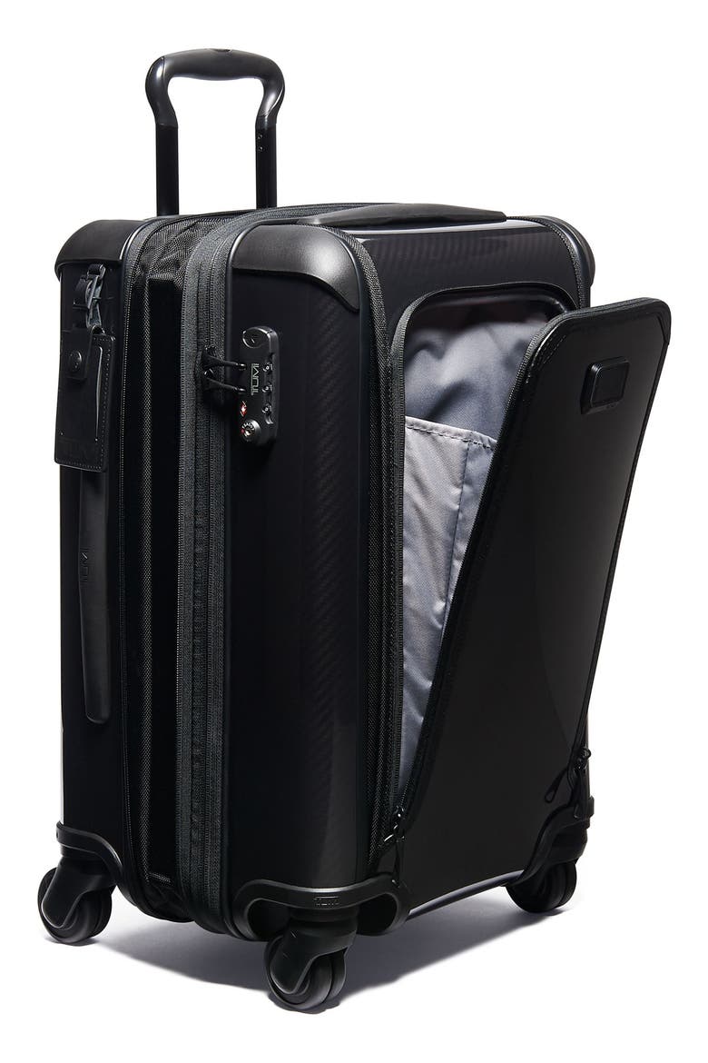 Tegra-Lite® Max International 22-Inch Expandable Carry-On, Alternate, color, BLACK/ BLACK