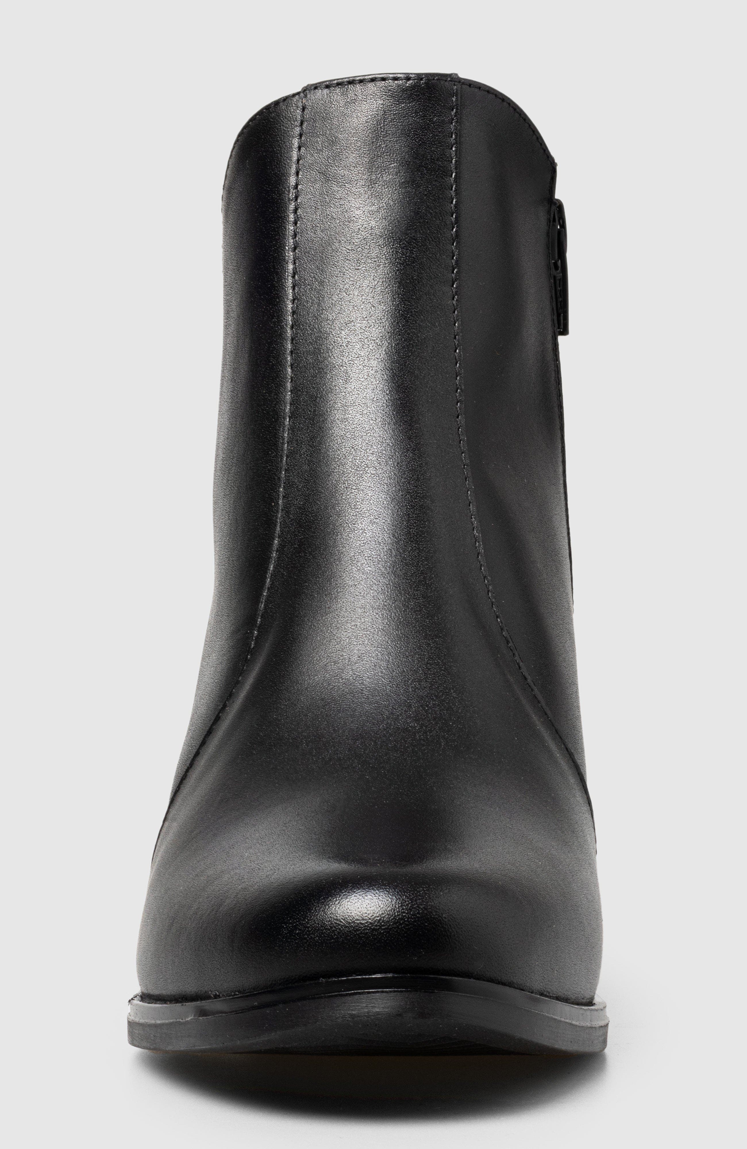 Manela Alei Block Heel Side Up Bootie, Alternate, color, Black