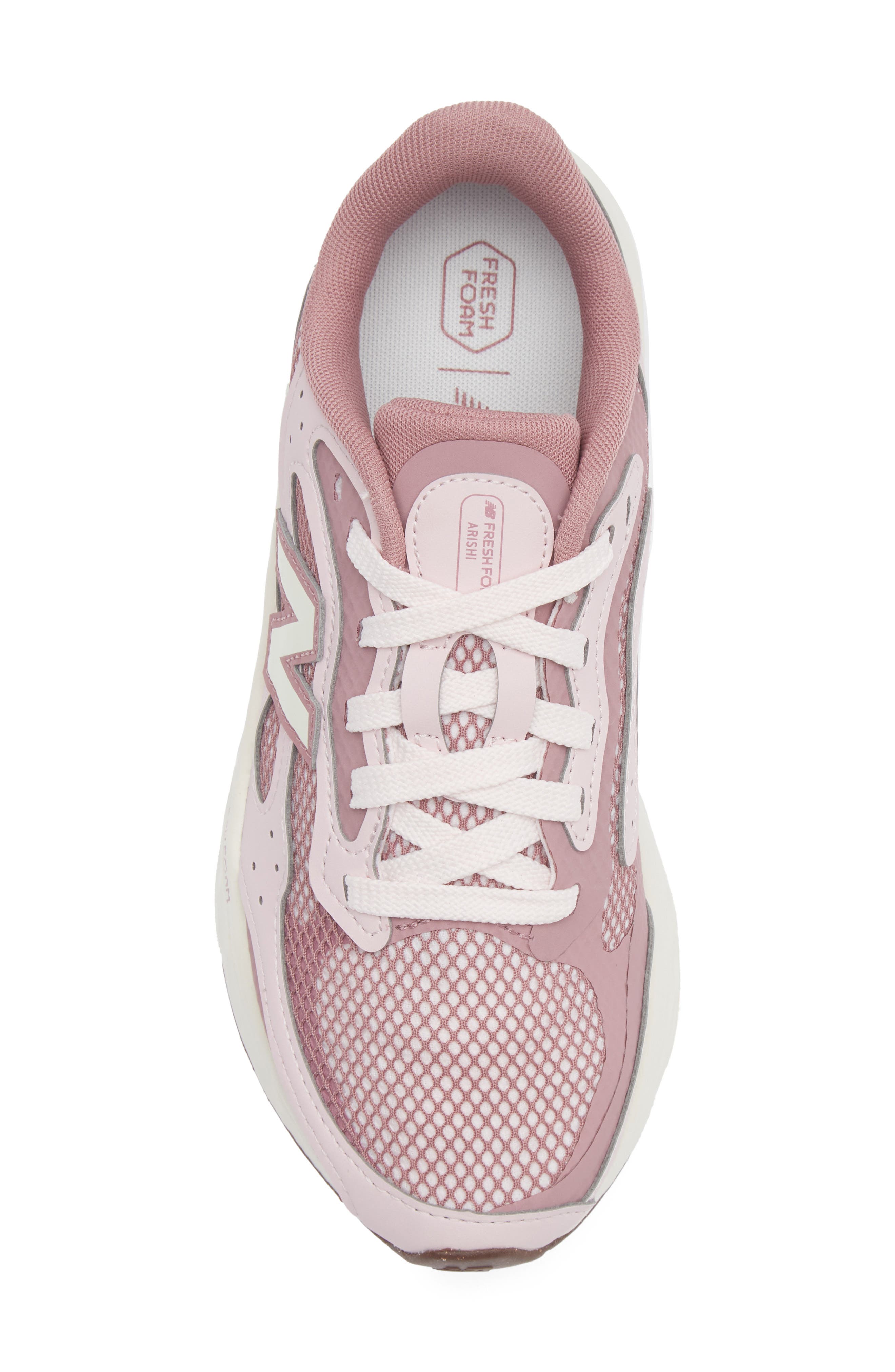 New Balance Kids' Fresh Foam Arishi v4 Tiralux Sneaker, Alternate, color, Rosewood/ Pink Salt