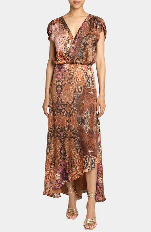 Santorelli Fallon Midi Dress In Multi