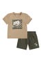Gradient Logo Graphic T-Shirt & Shorts Set