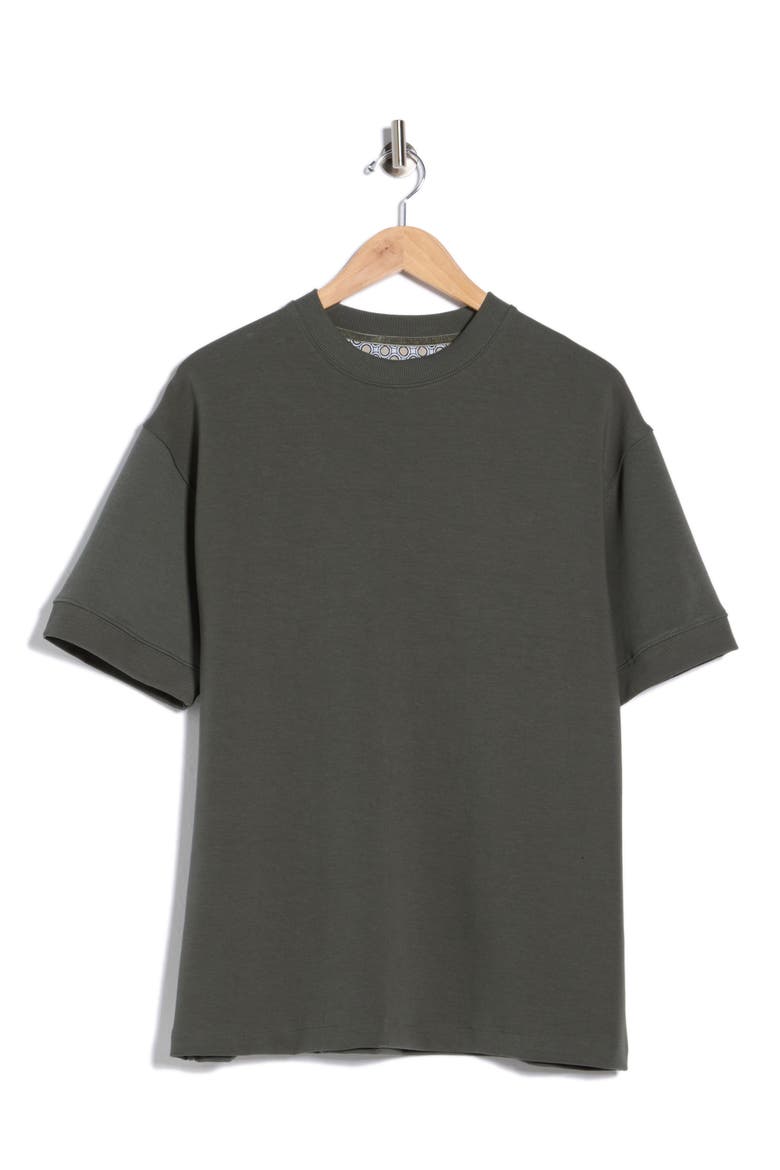 Heavyweight Knit T-Shirt, Alternate, color, GREEN