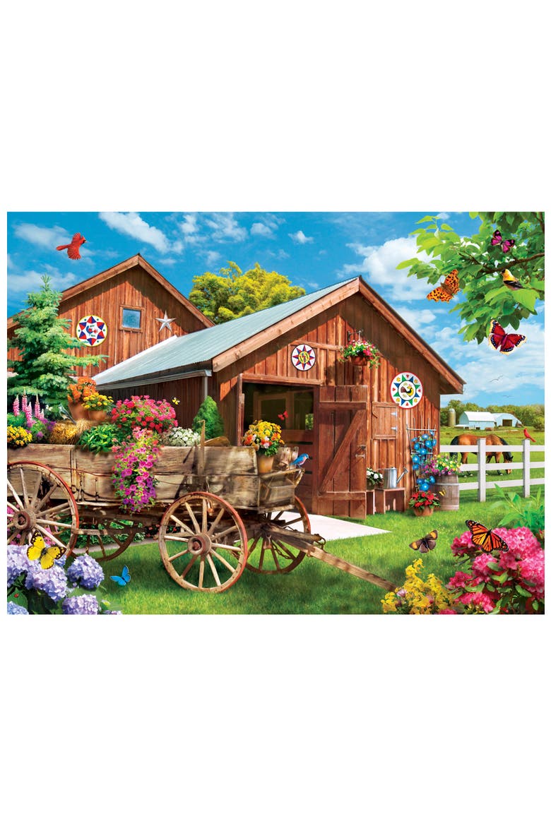 Flying to Flower Farm 750 Piece Puzzle, Alternate, color, Multicolor