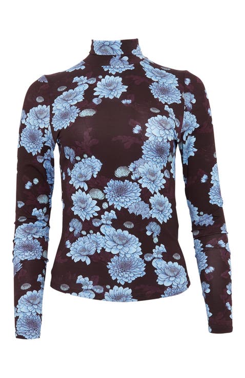 Kate Stretch Knit Turtleneck