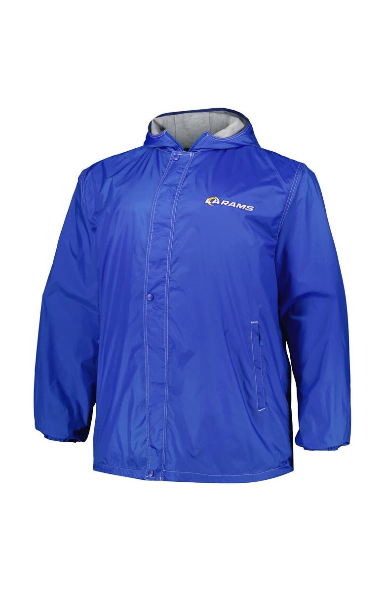 DUNBROOKE Men's Dunbrooke Royal Los Angeles Rams Big & Tall Legacy Stadium Full-Zip Jacket, Alternate, color, Royal