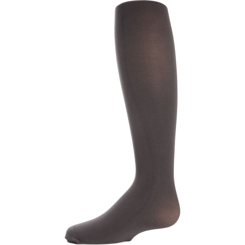 Memoi Infant Winter Opaque Nylon Tights In Brown
