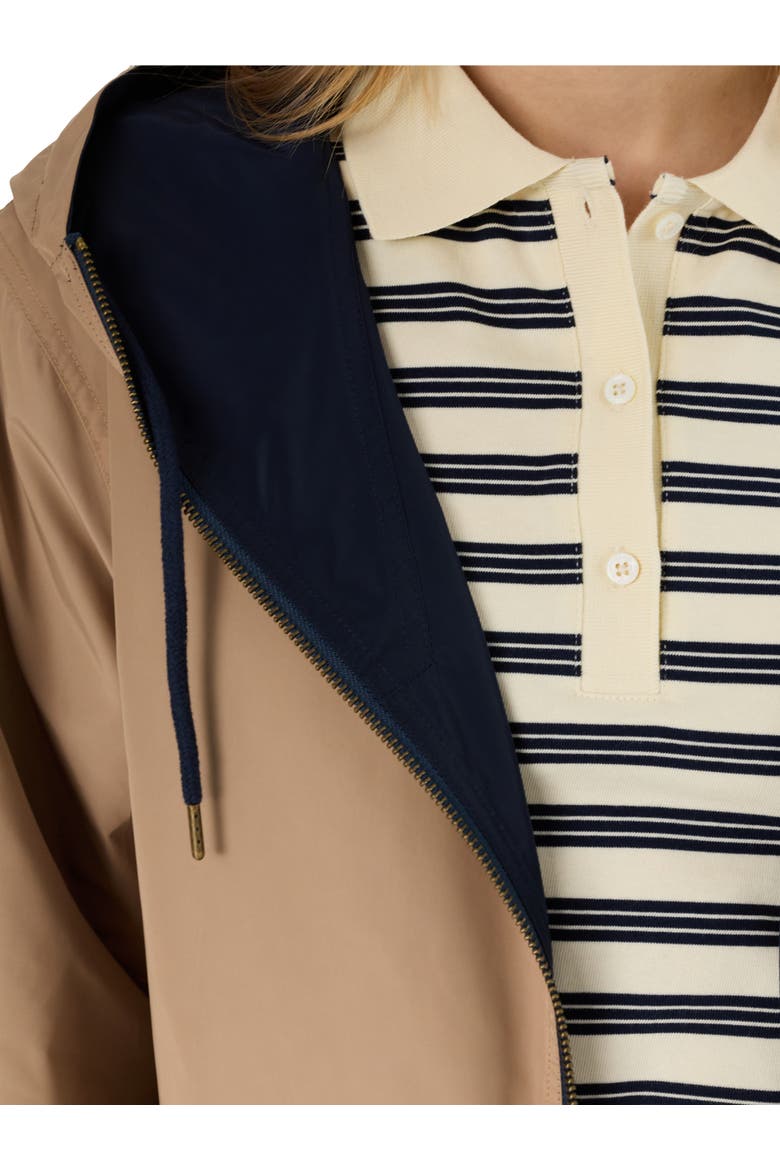 Jordane Reversible Short Parka, Alternate, color, Navy Blue
