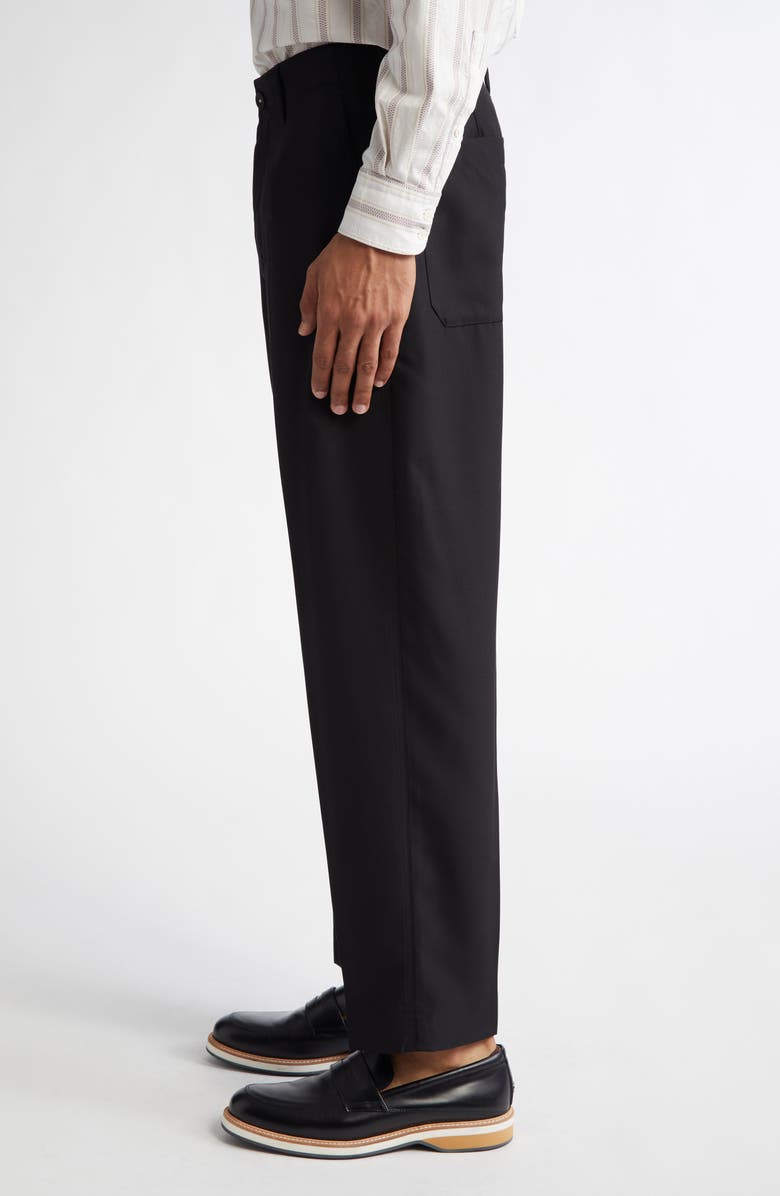 Massimo Alba Party Wool Trousers, Alternate, color, Nero