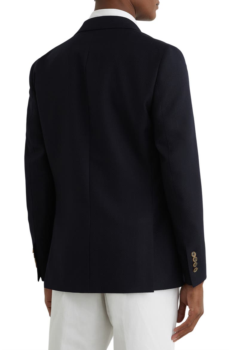 Osteria Wool Double Breasted Sport Coat, Alternate, color, NAVY
