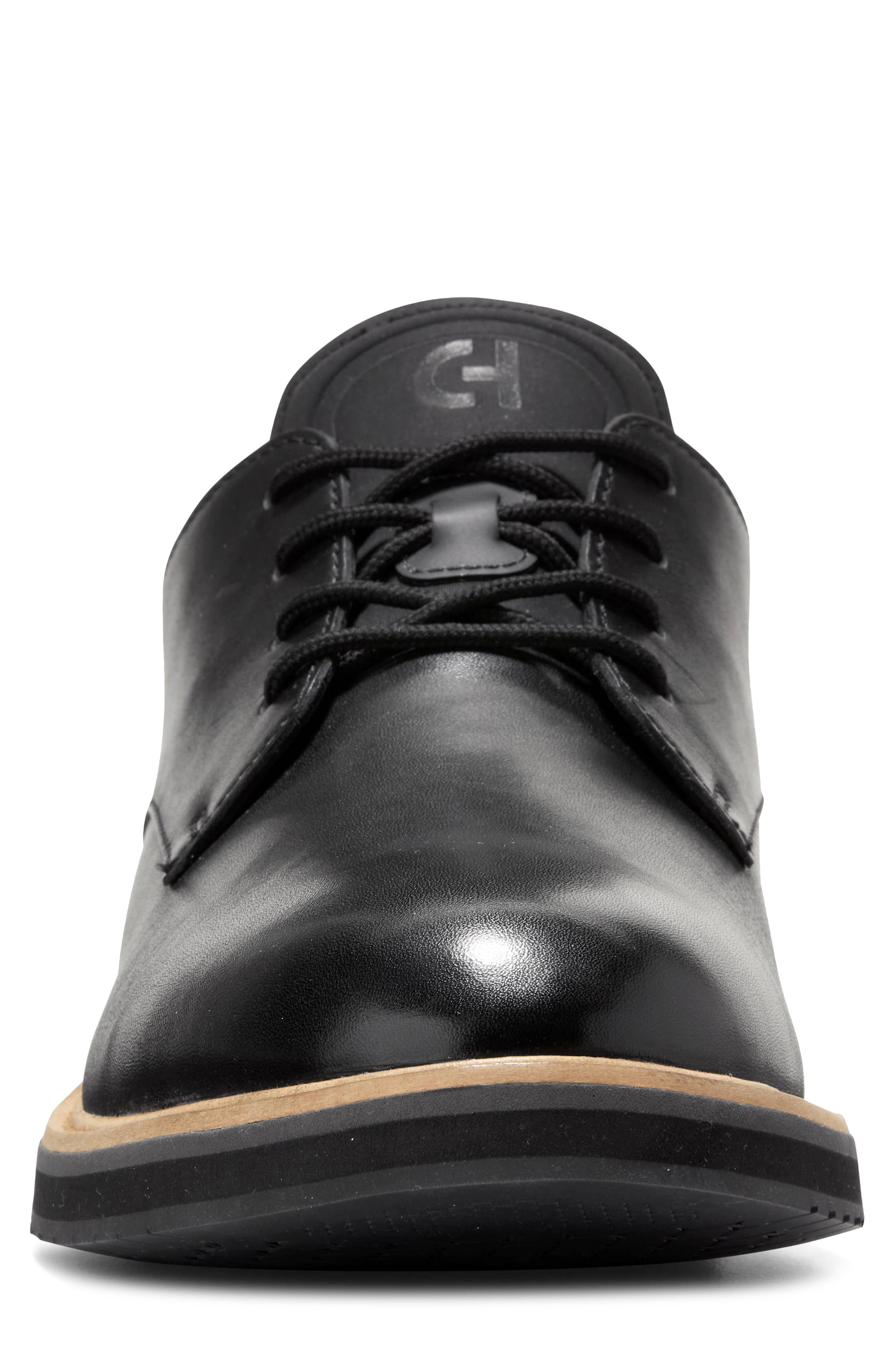 Cole Haan Mansfield Grand Plain Toe Quick-On Oxford, Alternate, color, Black/ Magnet