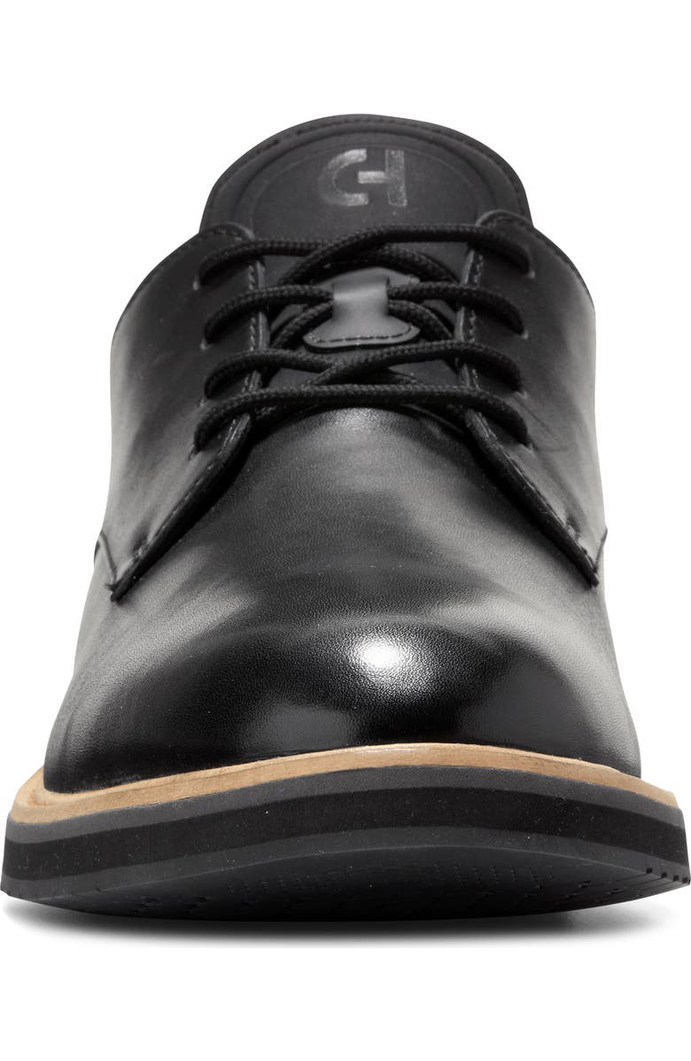 Cole Haan Mansfield Grand Plain Toe Quick-On Oxford, Alternate, color, Black/ Magnet