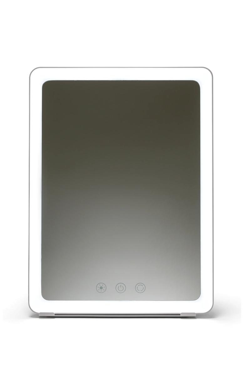 Sleek Adjustable Bright LED Slim Makeup Mirror, Alternate, color, White