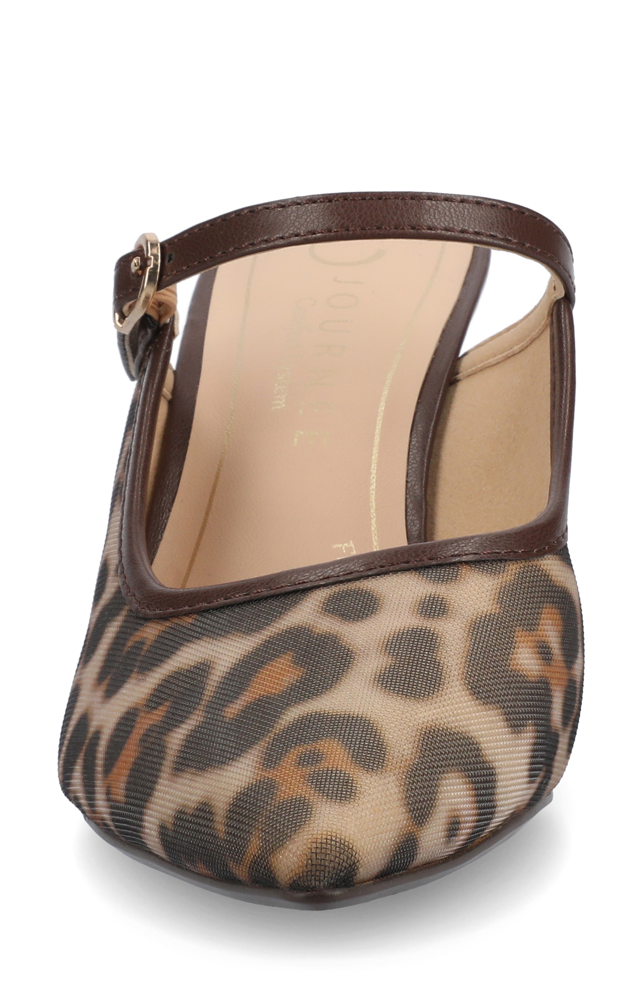Tiffee Pump, Alternate, color, CHOCOLATE LEOPARD
