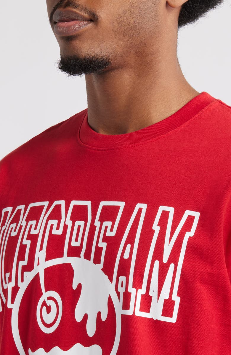 ICECREAM Splat Graphic T-Shirt, Alternate, color, Haute Red