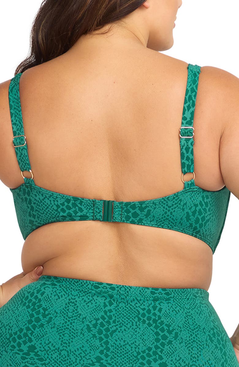 Artesands Ekhis Delacroix Bikini Top, Alternate, color, Green