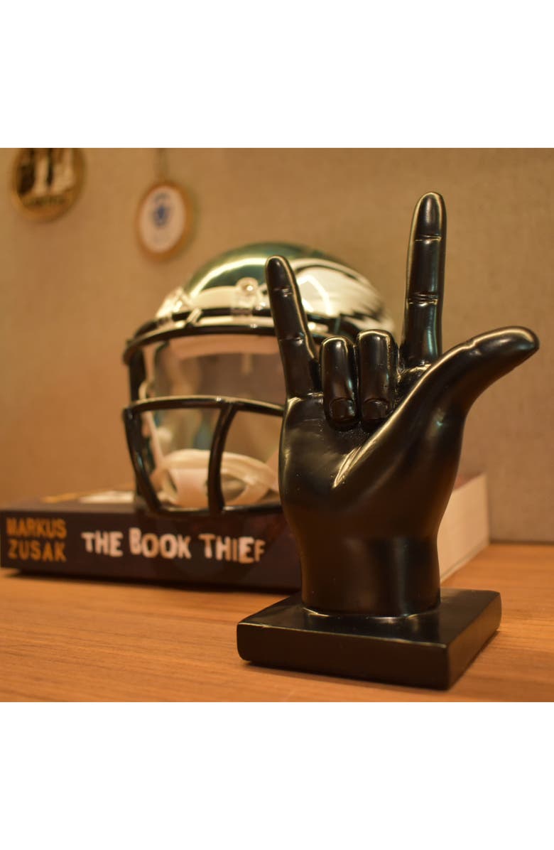 KINETIC I Love You Sign Sculpture, Alternate, color, Black